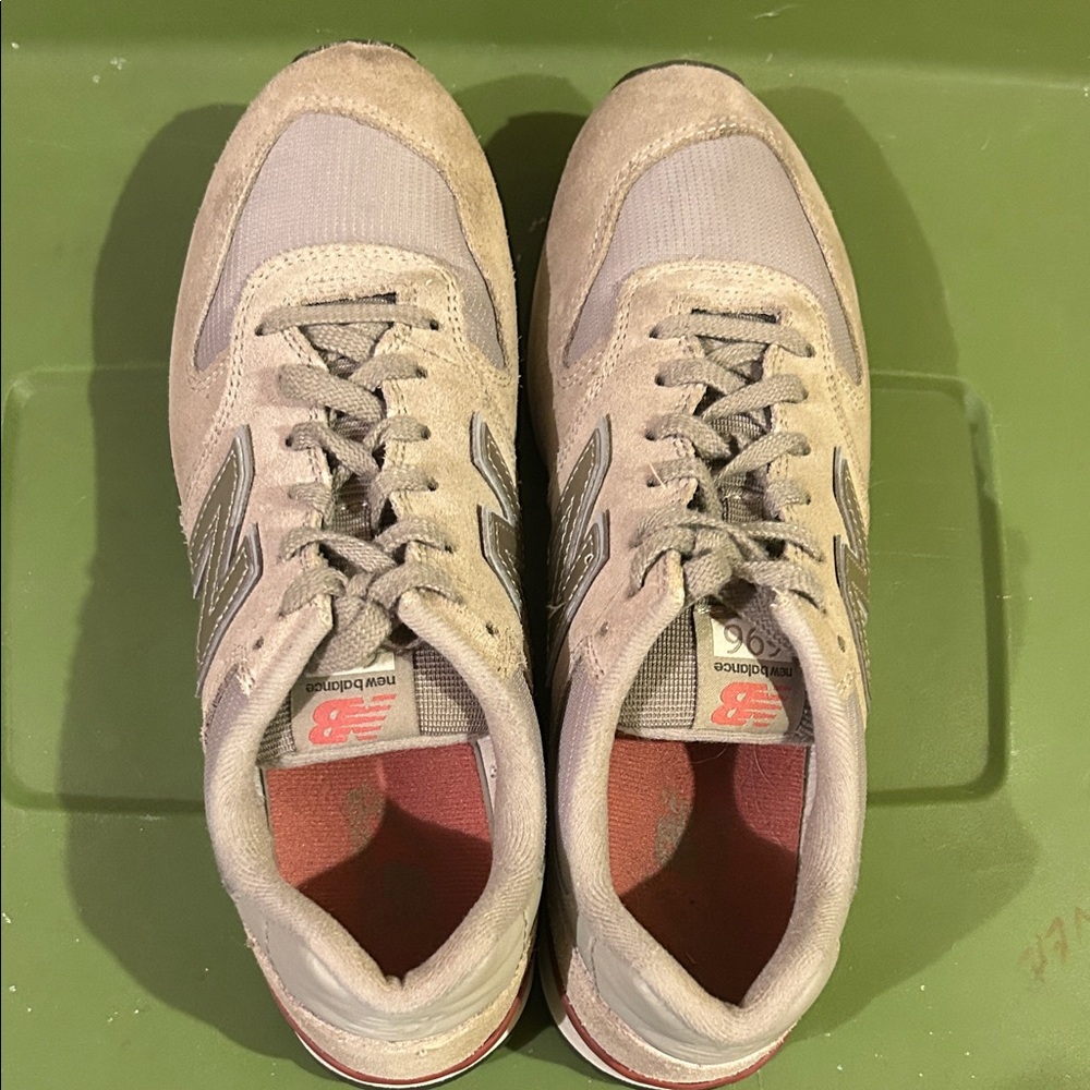 New Balance Women’s Beige and Gray Sneakers